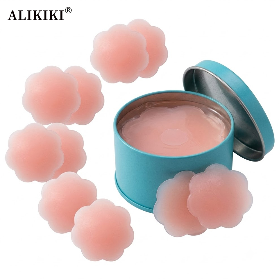 Nipple Cover Pasties - 4 Pairs Reusable Silicone Nipple Covers